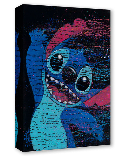 Lilo & Stitch Walt Disney Fine Art Stephen Fishwick Limited Edition of 1500 Treasures on Canvas Print TOC "Playing in the Rain"