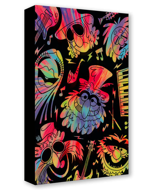 The Muppets Walt Disney Fine Art Beau Hufford Limited Edition of 1500 Treasures on Canvas Print TOC "Psychedelic Mayhem"