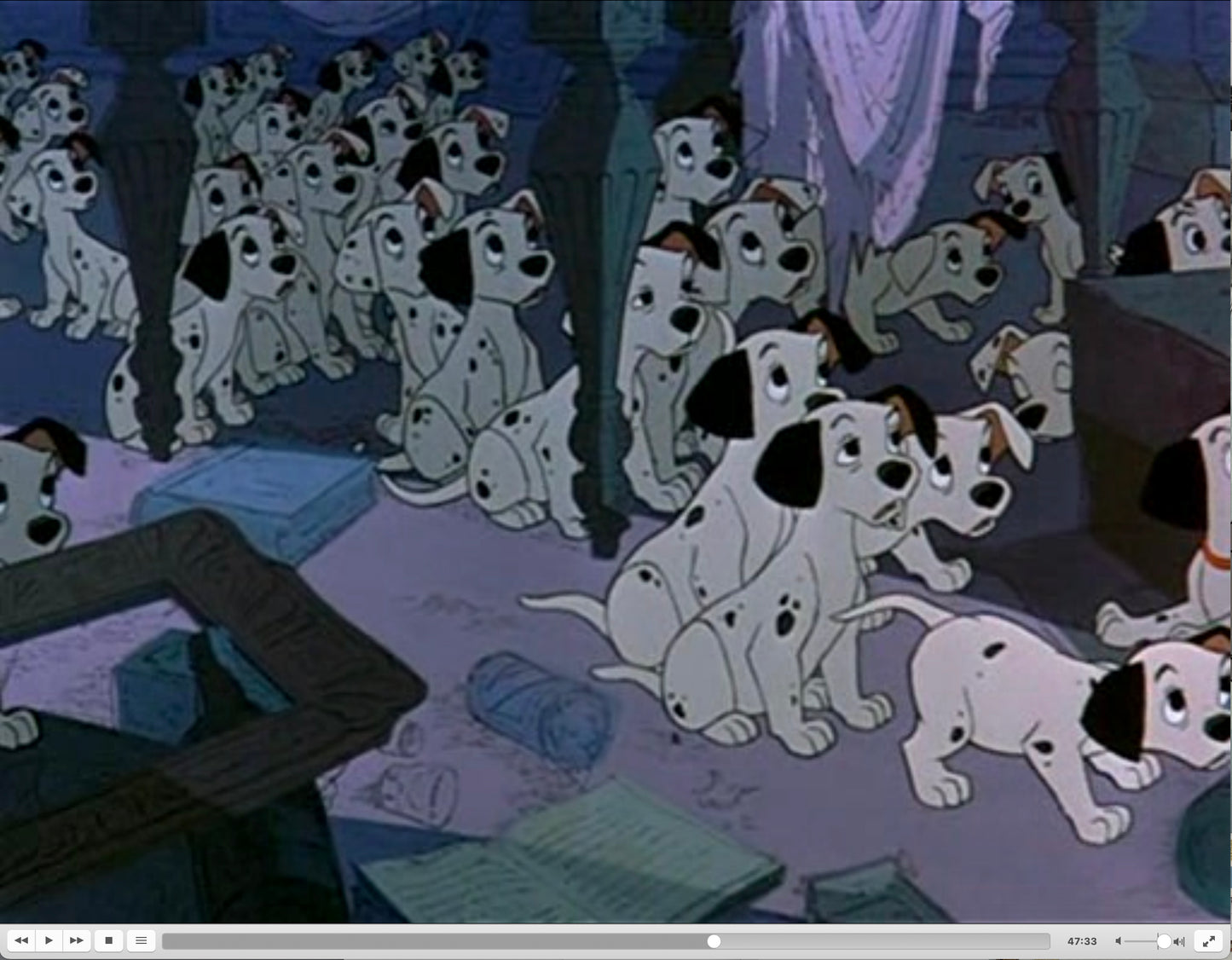 101 Dalmatians Art Corner Walt Disney Production Animation Cel 1961 3 C-KO