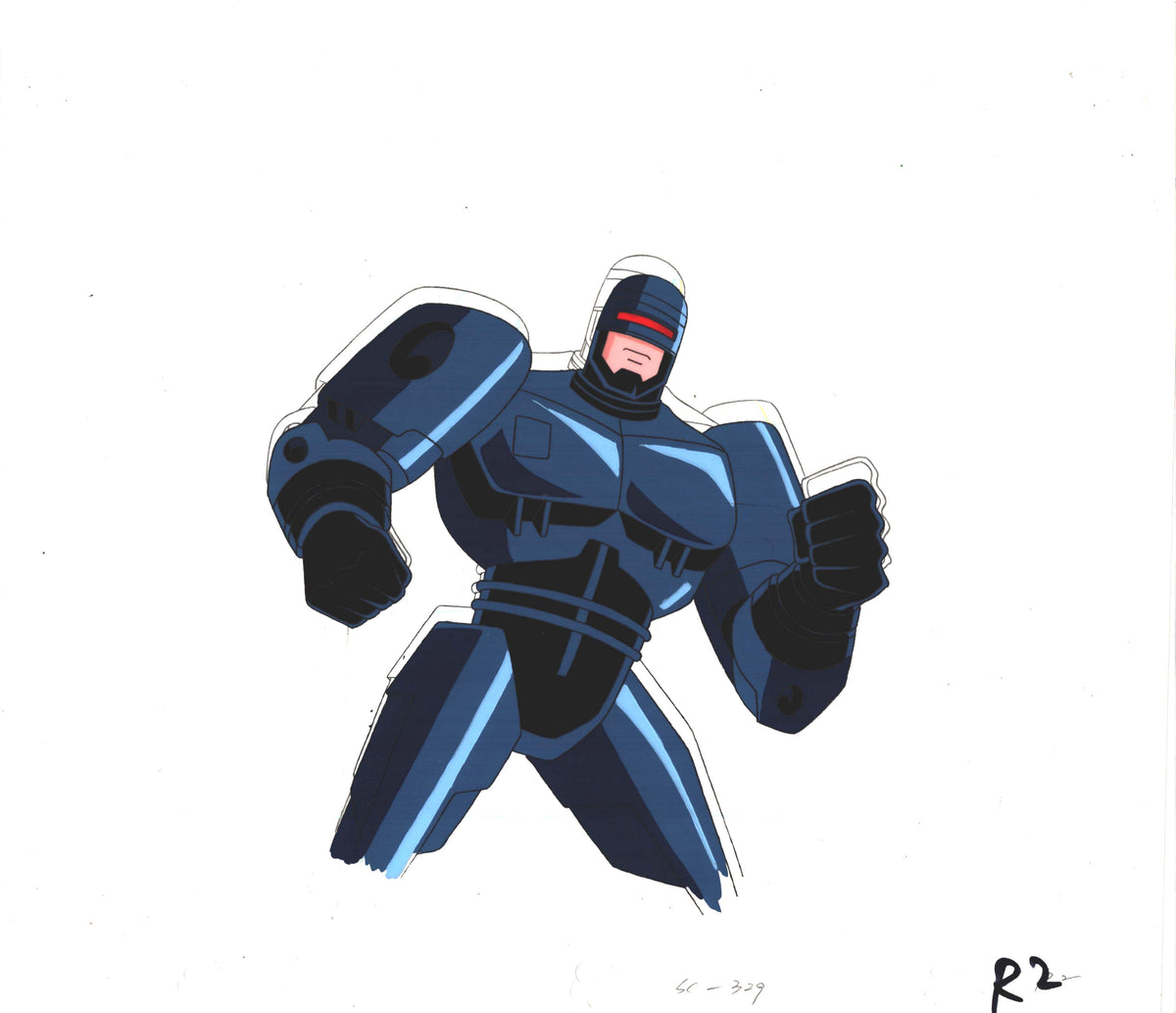 Robocop Commando Robocop Alpha Commando Animation Production Cel MGM 1998-99 A-r2 ...