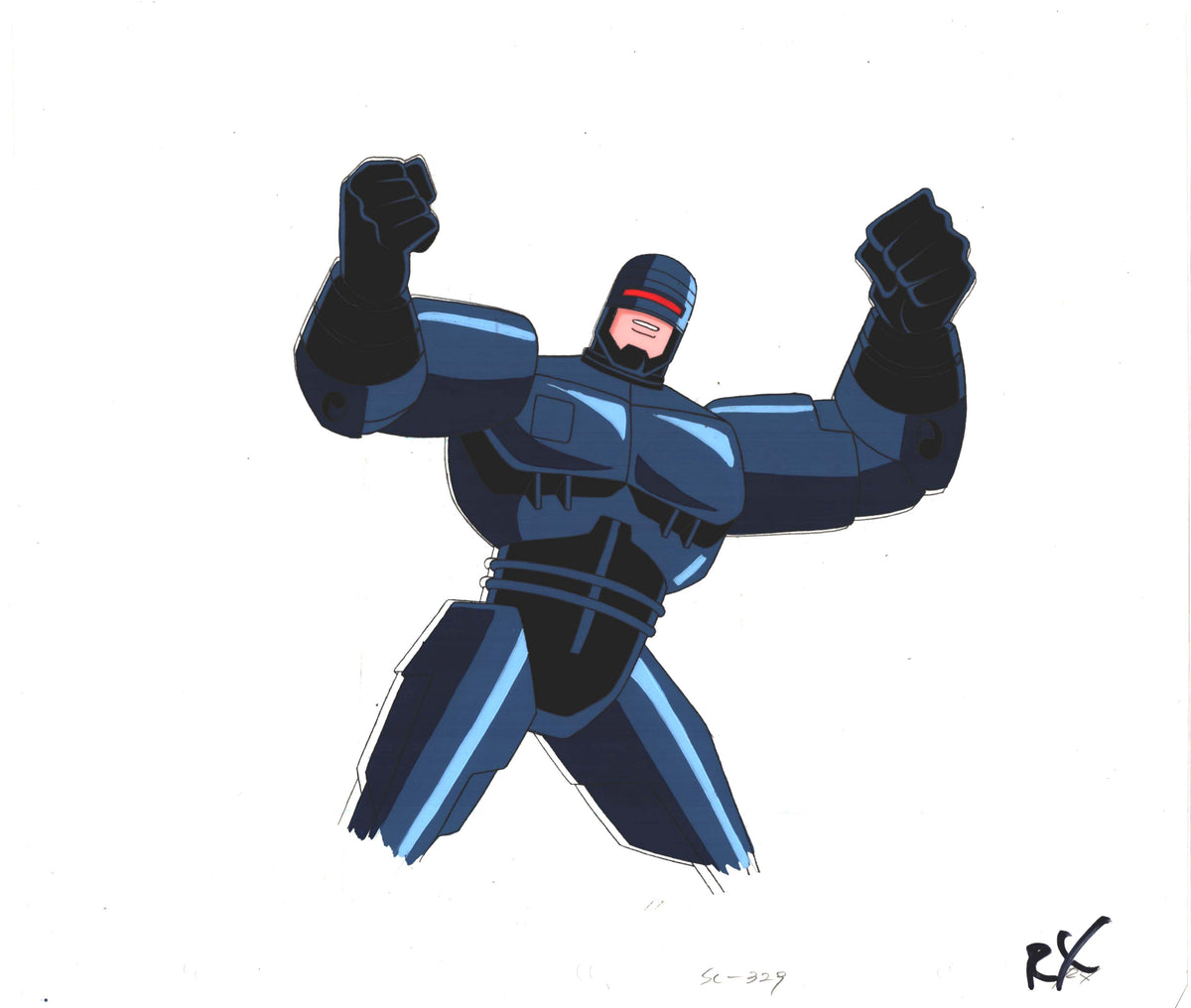Robocop Alpha Commando Animation Production Cel MGM 1998-99 A-r4 ...