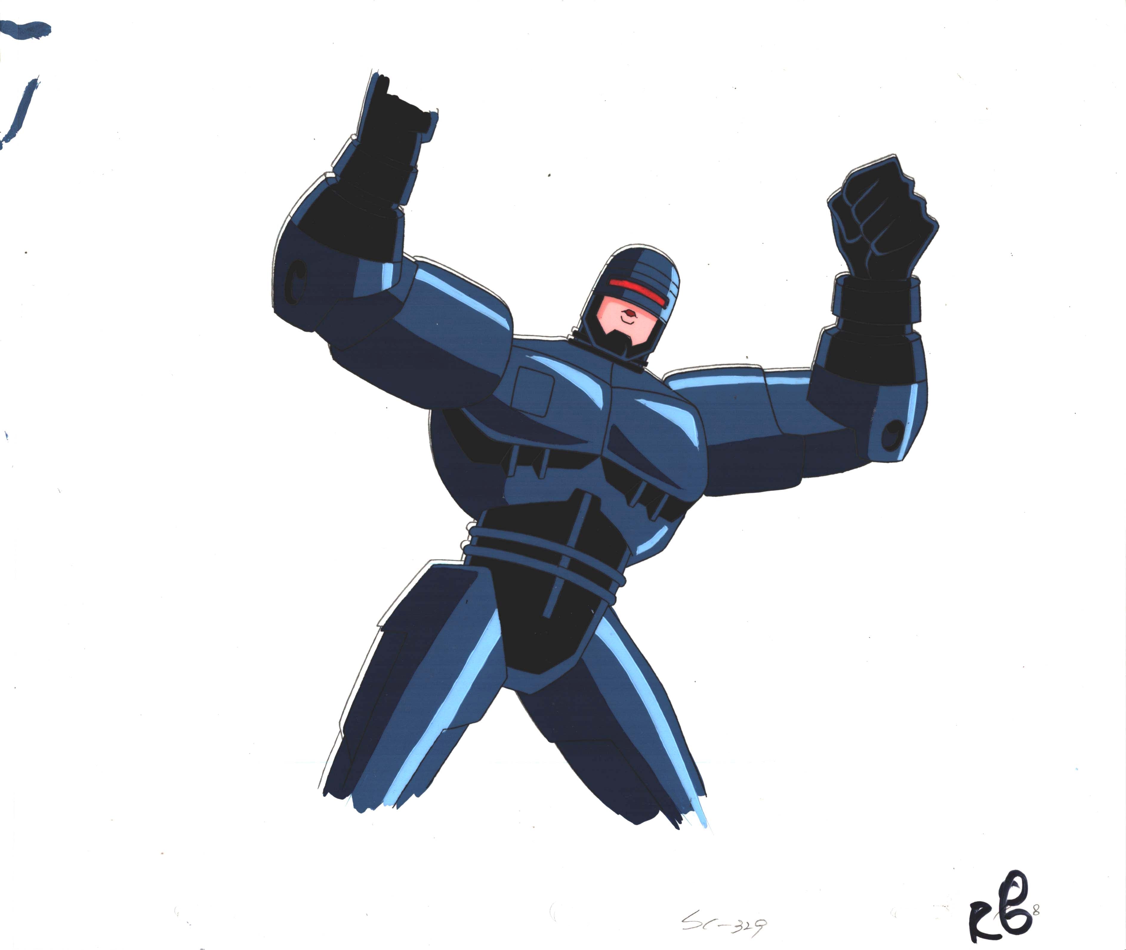 Robocop Alpha Commando Animation Production Cel MGM 1998-99 A-r8 ...