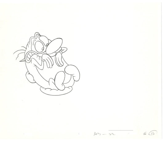 Ren and Stimpy Production Animation Cel Drawing Nickelodeon 1994 B-05