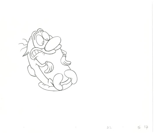 Ren and Stimpy Production Animation Cel Drawing Nickelodeon 1994 B-08