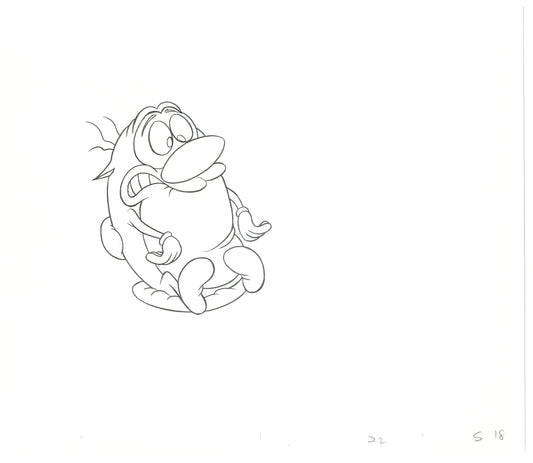Ren and Stimpy Production Animation Cel Drawing Nickelodeon 1994 B-09
