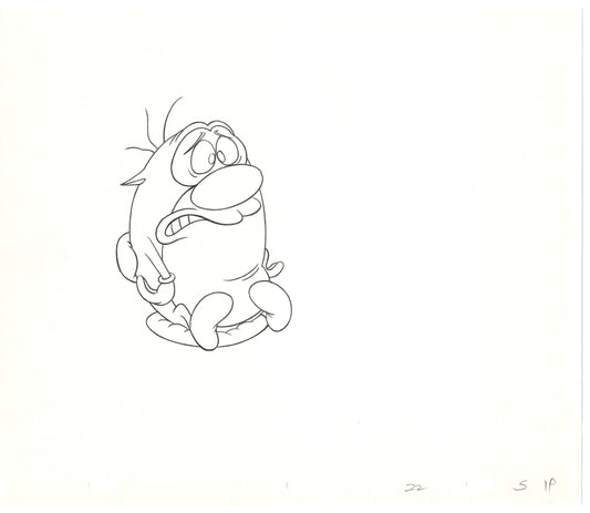 Ren and Stimpy Production Animation Cel Drawing Nickelodeon 1994 B-10