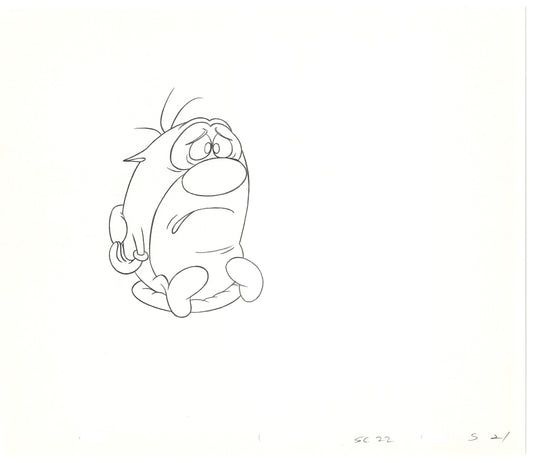 Ren and Stimpy Production Animation Cel Drawing Nickelodeon 1994 B-12