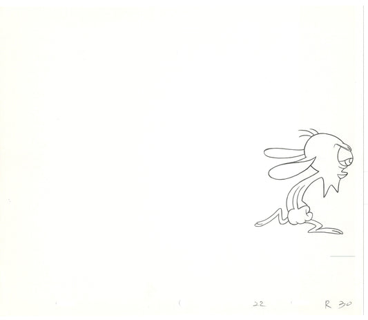 Ren and Stimpy Production Animation Cel Drawing Nickelodeon 1994 C-06