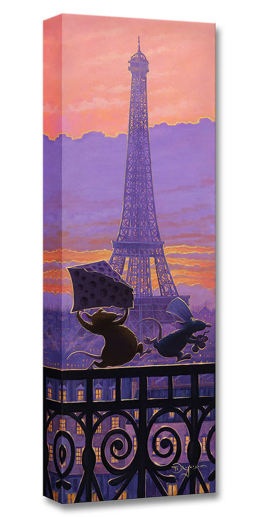 Ratatouille Walt Disney Fine Art Tim Rogerson Limited Edition of 1500 Treasures on Canvas TOC - Race to the Kitchen