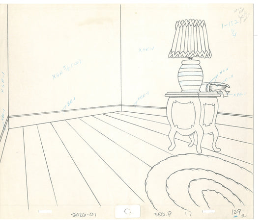 Rock Odyssey 2 LOT Production Animation Background Drawings Hanna-Barbera 1987 d1-2