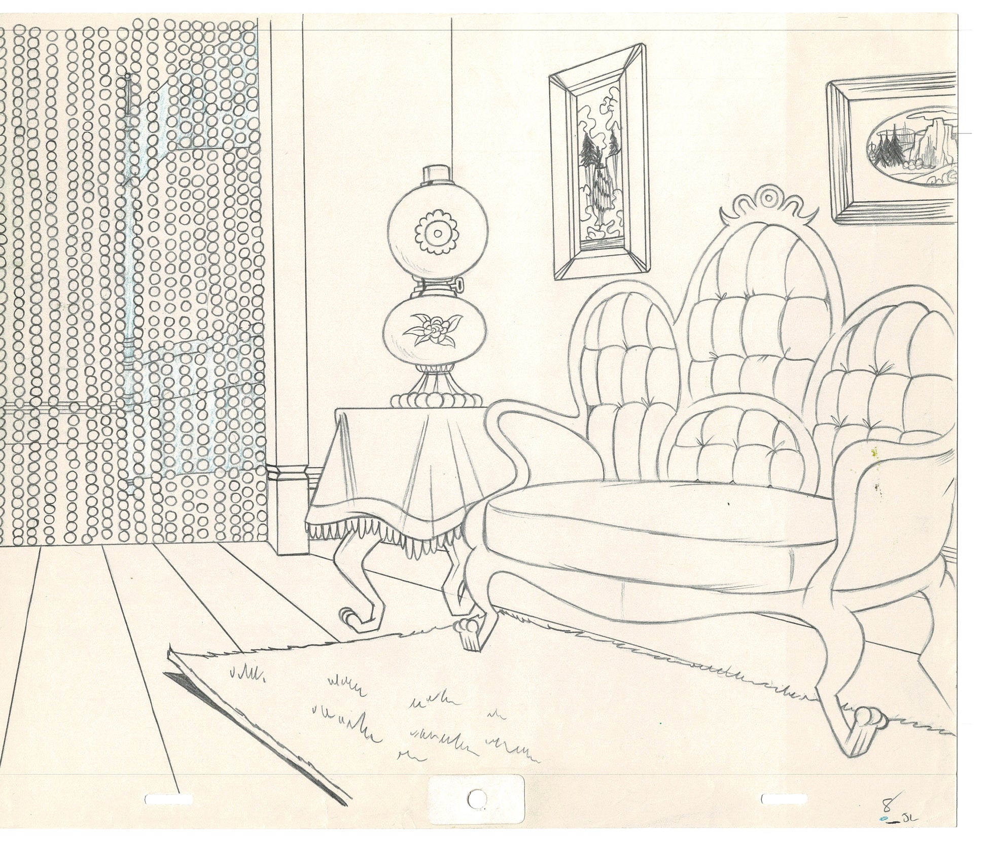 Rock Odyssey 2 LOT Production Animation Background Drawings Hanna-Barb ...