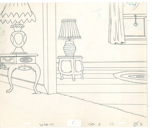 Rock Odyssey 2 LOT Production Animation Background Drawings Hanna-Barbera 1987 d17-18
