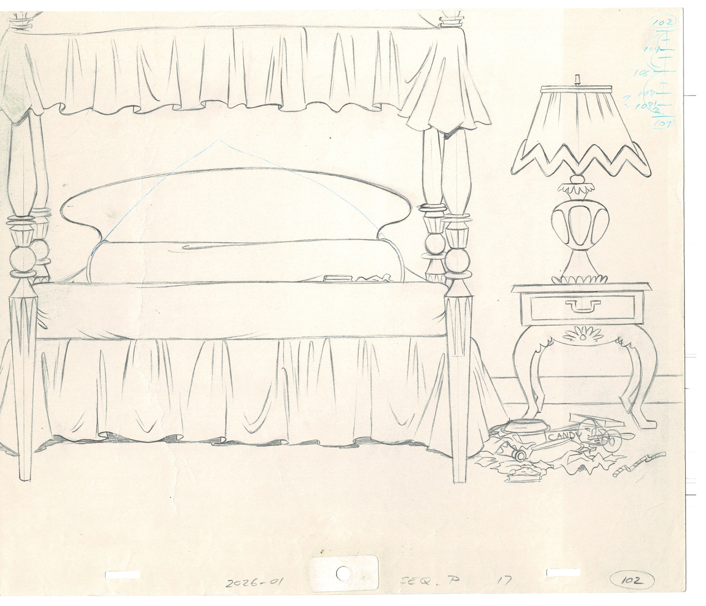 Rock Odyssey 2 LOT Production Animation Background Drawings Hanna-Barbera 1987 d23-24