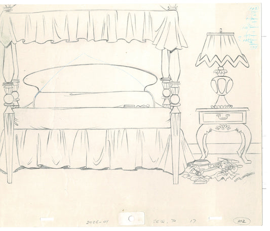 Rock Odyssey 2 LOT Production Animation Background Drawings Hanna-Barbera 1987 d23-24