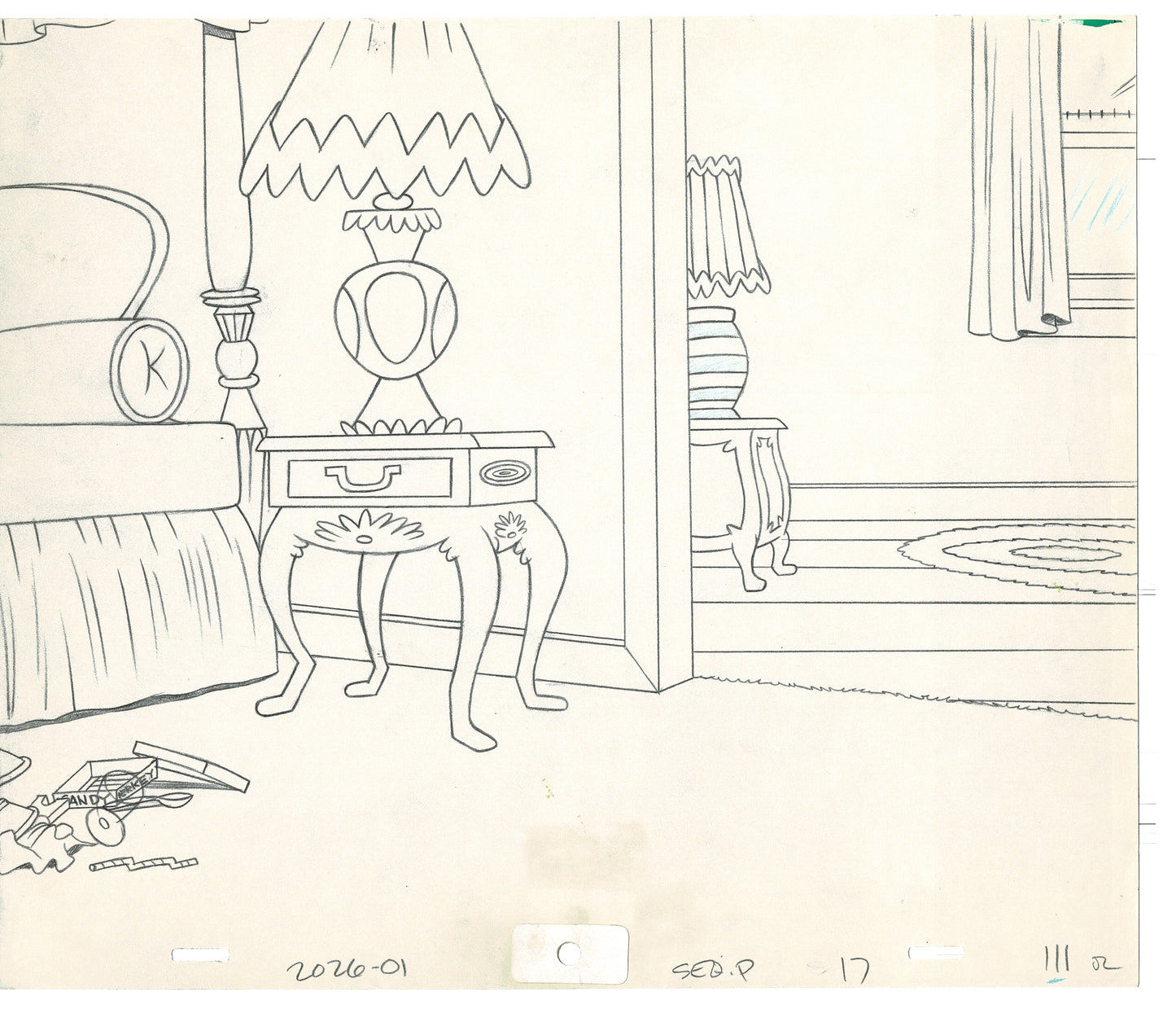 Rock Odyssey 3 LOT Production Animation Background Drawings Hanna-Barbera 1987 d33-35