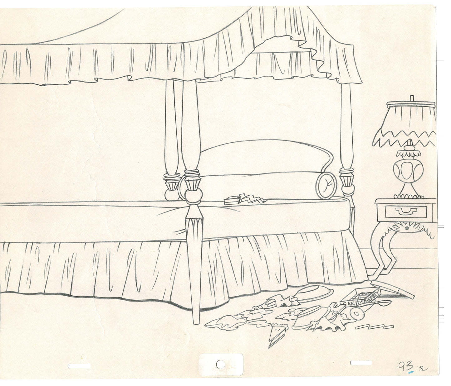 Rock Odyssey 3 LOT Production Animation Background Drawings Hanna-Barbera 1987 d33-35