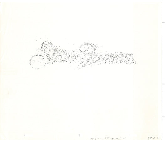 Star Fairies Production Animation Cel Drawing from the Opening Credits Hanna-Barbera 1985 1