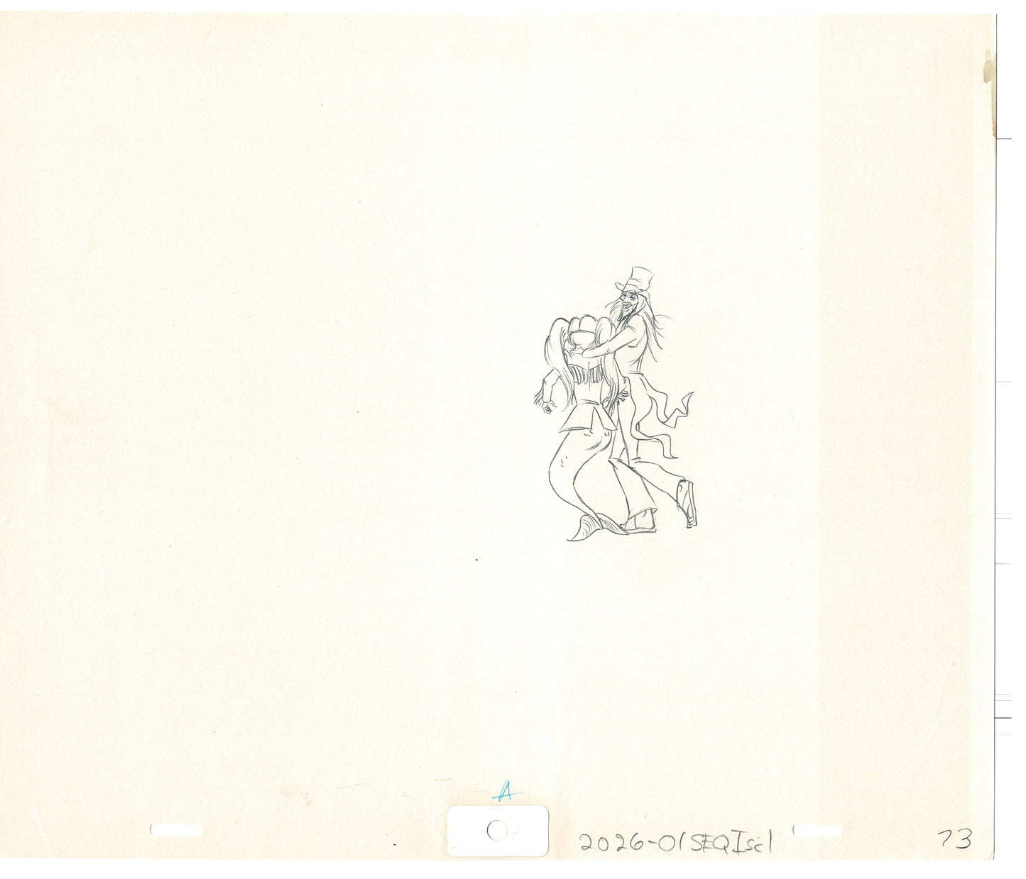 Rock Odyssey 2 LOT Production Animation Cel Drawings Hanna-Barbera 1987 c20-21