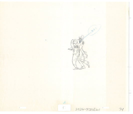 Rock Odyssey 2 LOT Production Animation Cel Drawings Hanna-Barbera 1987 c22-23