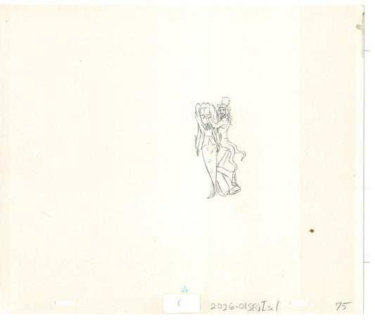 Rock Odyssey 2 LOT Production Animation Cel Drawings Hanna-Barbera 1987 c24-25