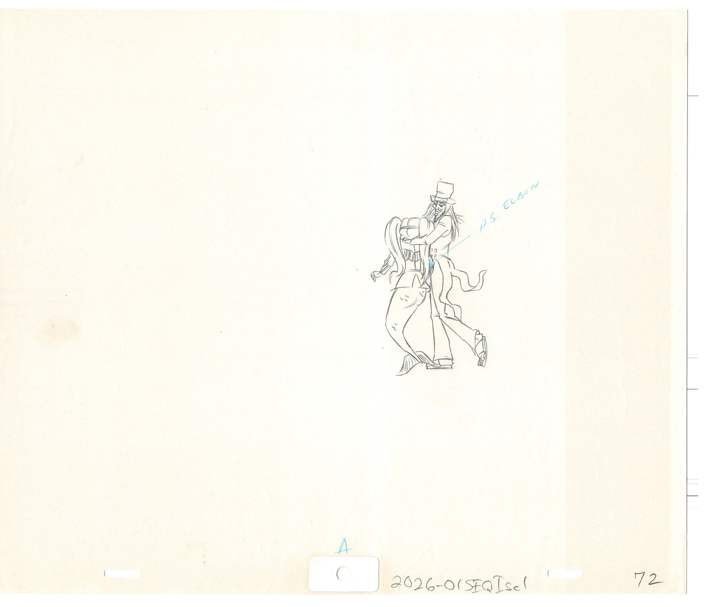 Rock Odyssey 2 LOT Production Animation Cel Drawings Hanna-Barbera 1987 c26-27