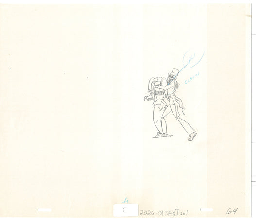 Rock Odyssey 2 LOT Production Animation Cel Drawings Hanna-Barbera 1987 c32-33