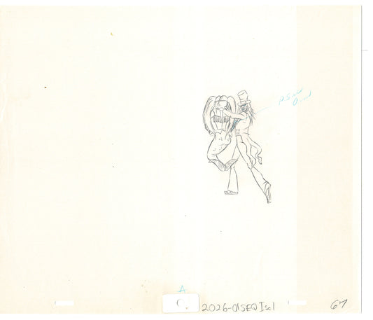 Rock Odyssey 2 LOT Production Animation Cel Drawings Hanna-Barbera 1987 c36-37