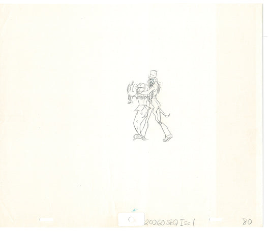 Rock Odyssey 2 LOT Production Animation Cel Drawings Hanna-Barbera 1987 c40-41