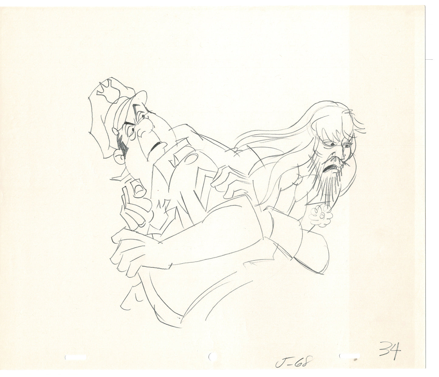 Rock Odyssey 2 LOT Production Animation Cel Drawings Hanna-Barbera 1987 c46-47