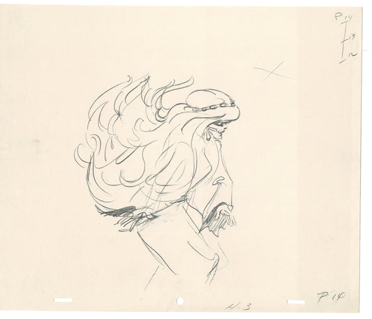 Rock Odyssey 2 LOT Production Animation Cel Drawings Hanna-Barbera 1987 c50-51