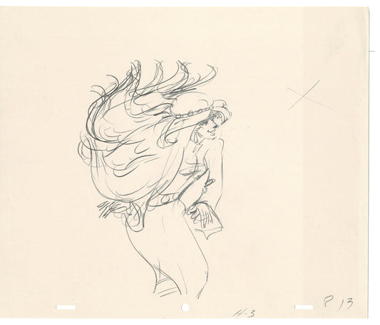 Rock Odyssey 2 LOT Production Animation Cel Drawings Hanna-Barbera 1987 c52-53