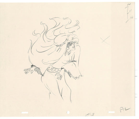 Rock Odyssey 2 LOT Production Animation Cel Drawings Hanna-Barbera 1987 c54-55