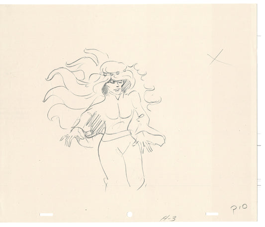 Rock Odyssey 2 LOT Production Animation Cel Drawings Hanna-Barbera 1987 c58-59