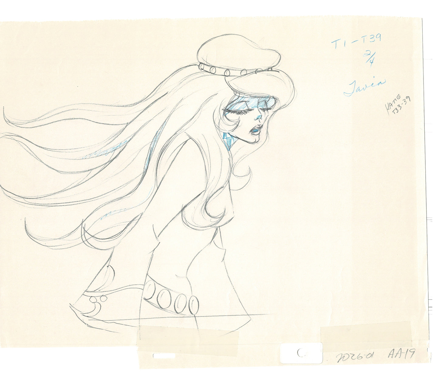 Rock Odyssey 2 LOT Production Animation Cel Drawings Hanna-Barbera 1987 c70-71