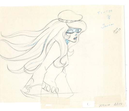 Rock Odyssey 2 LOT Production Animation Cel Drawings Hanna-Barbera 1987 c70-71