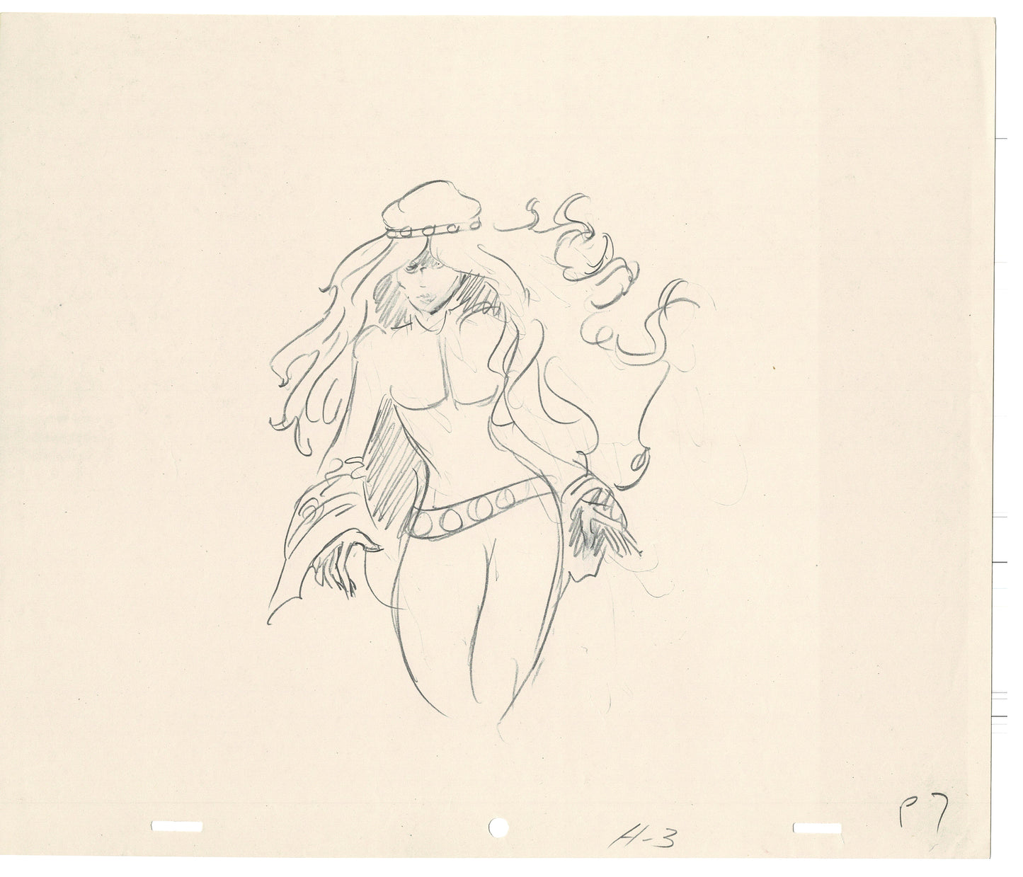 Rock Odyssey 2 LOT Production Animation Cel Drawings Hanna-Barbera 1987 c72-73