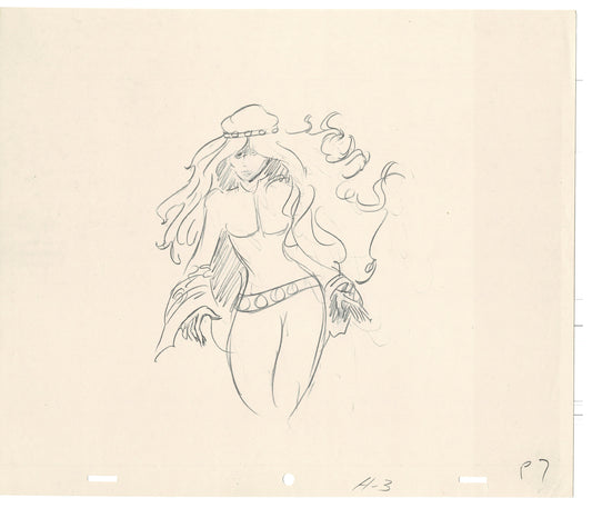 Rock Odyssey 2 LOT Production Animation Cel Drawings Hanna-Barbera 1987 c72-73