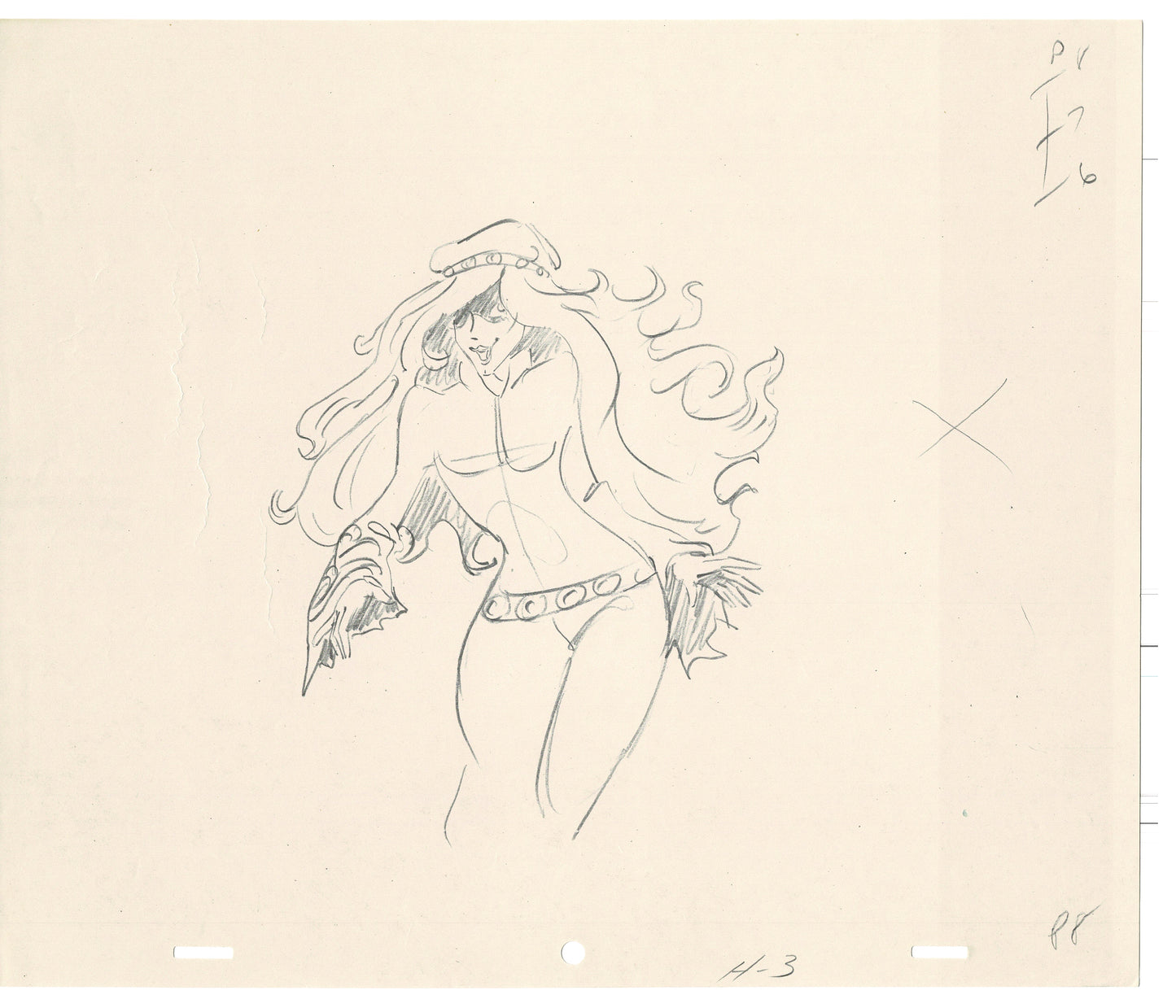 Rock Odyssey 2 LOT Production Animation Cel Drawings Hanna-Barbera 1987 c78-79