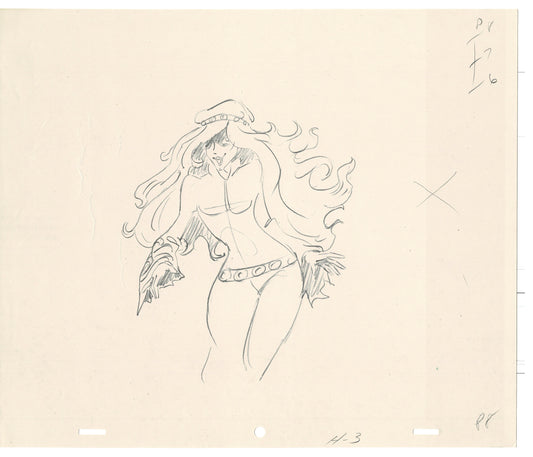 Rock Odyssey 2 LOT Production Animation Cel Drawings Hanna-Barbera 1987 c78-79