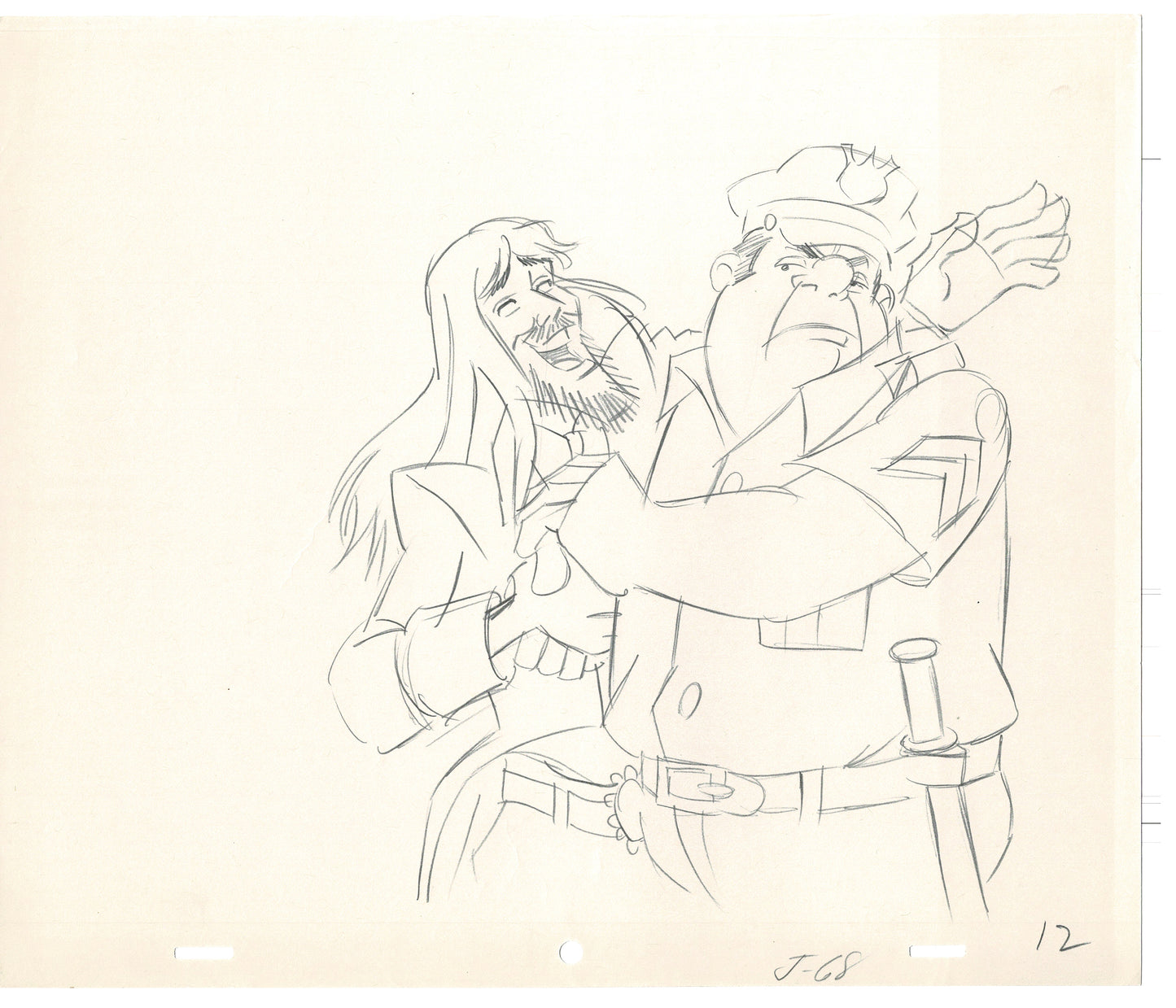 Rock Odyssey 2 LOT Production Animation Cel Drawings Hanna-Barbera 1987 c78-79