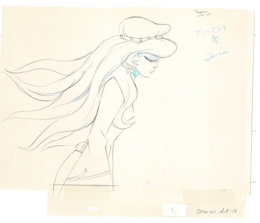 Rock Odyssey 2 LOT Production Animation Cel Drawings Hanna-Barbera 1987 c80-81