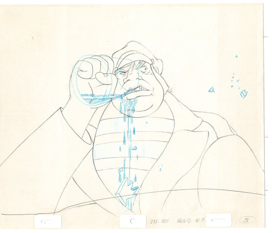 Rock Odyssey 2 LOT Production Animation Cel Drawings Hanna-Barbera 1987 c82-83