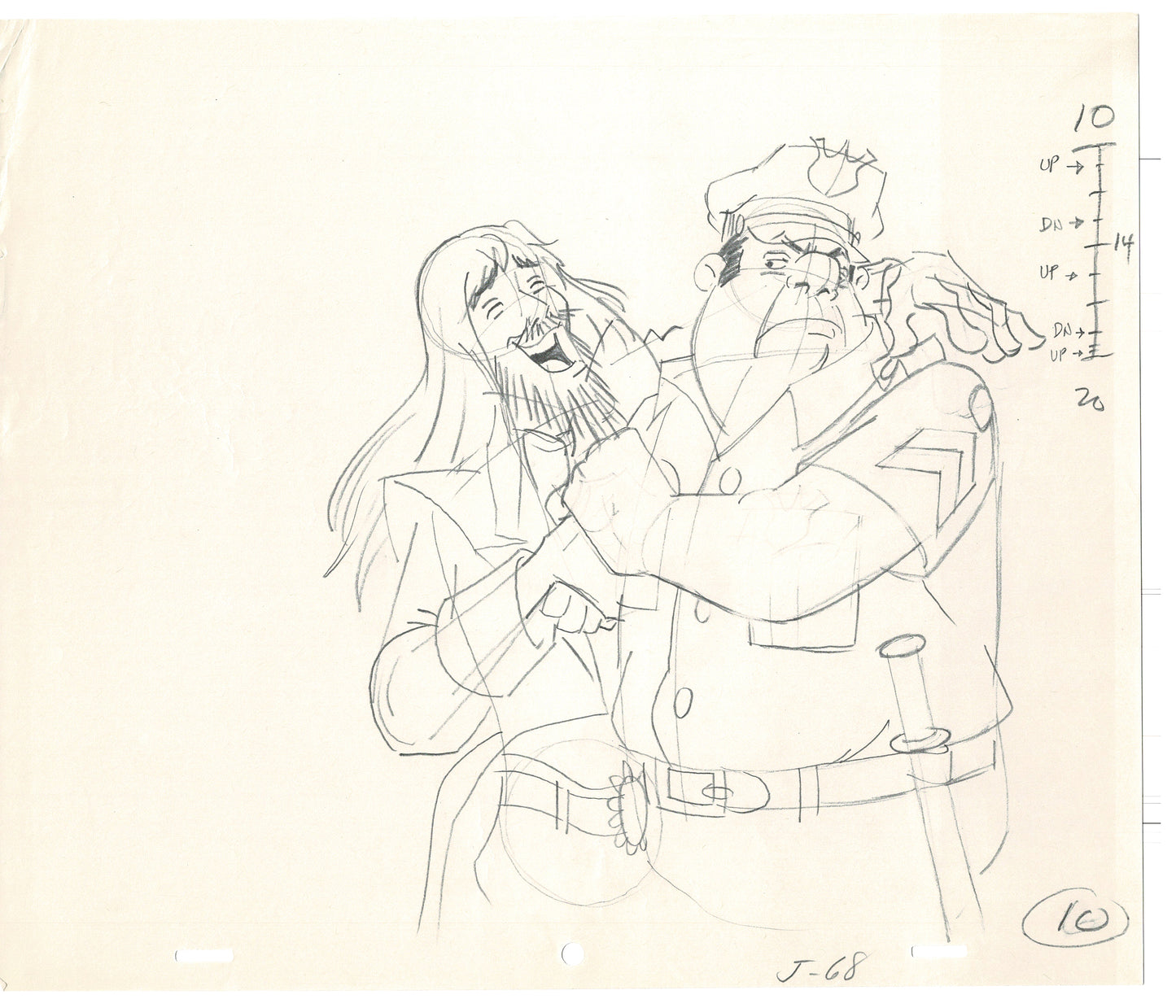 Rock Odyssey 2 LOT Production Animation Cel Drawings Hanna-Barbera 1987 c82-83