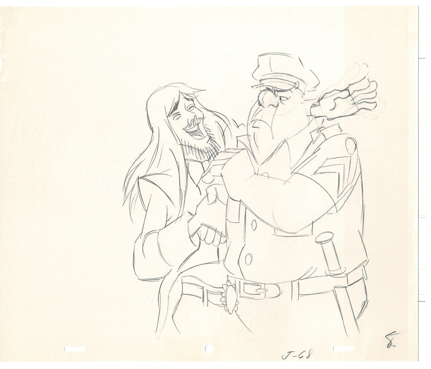 Rock Odyssey 2 LOT Production Animation Cel Drawings Hanna-Barbera 1987 c84-85