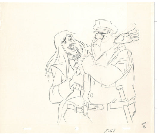 Rock Odyssey 2 LOT Production Animation Cel Drawings Hanna-Barbera 1987 c84-85
