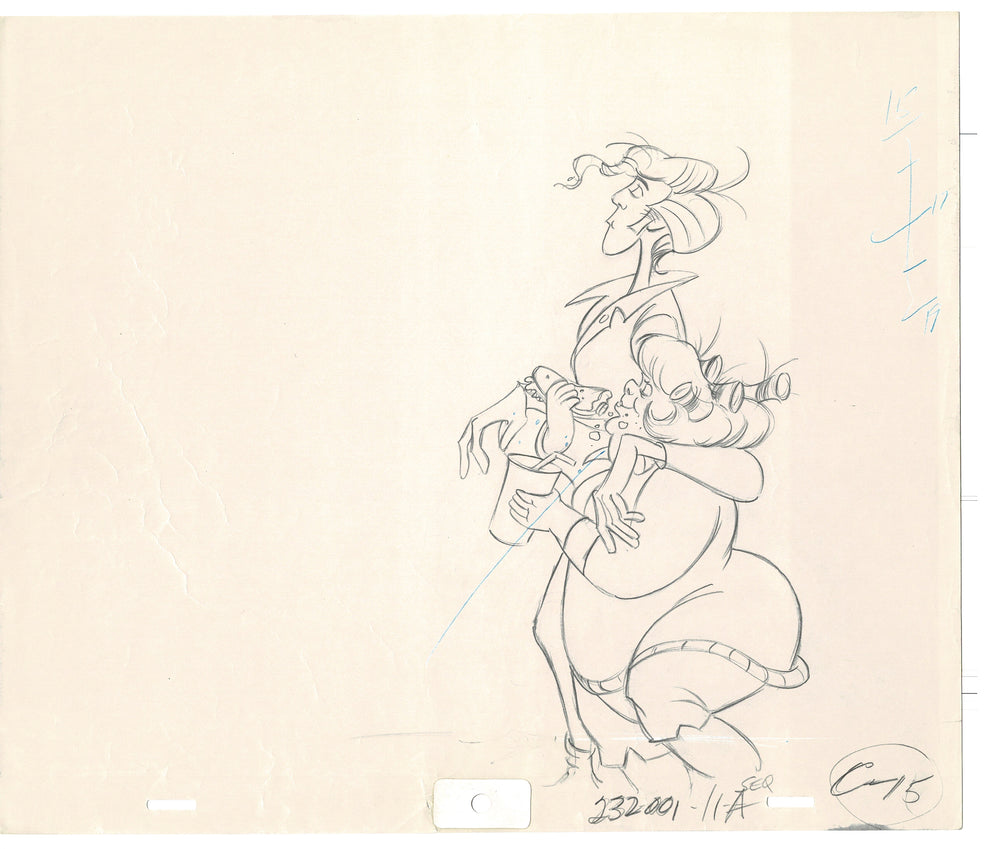 Rock Odyssey 2 LOT Production Animation Cel Drawings Hanna-Barbera 198 ...
