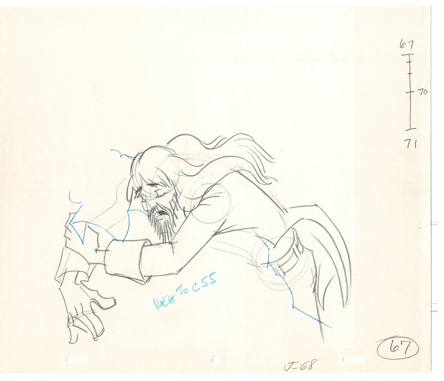 Rock Odyssey 2 LOT Production Animation Cel Drawings Hanna-Barbera 1987 c86-87