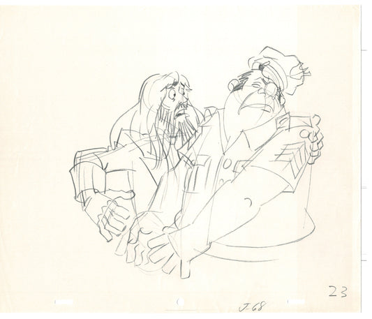 Rock Odyssey 2 LOT Production Animation Cel Drawings Hanna-Barbera 1987 c88-89