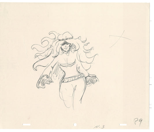 Rock Odyssey 2 LOT Production Animation Cel Drawings Hanna-Barbera 1987 c92-93