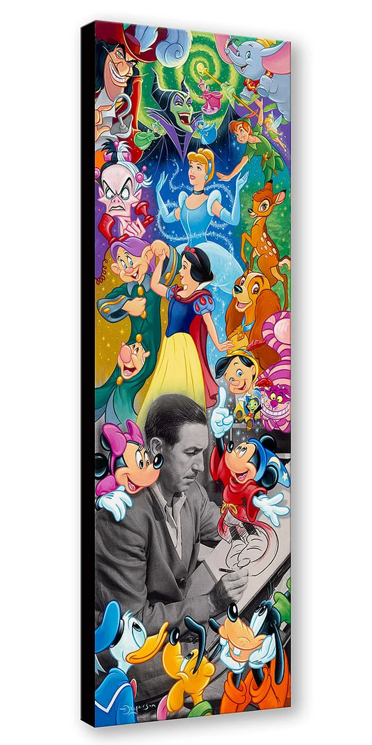 Mickey Mouse Walt Disney Fine Art Tim Rogerson Limited Edition of 1500 Treasures on Canvas Print TOC "Where the Magic Began"
